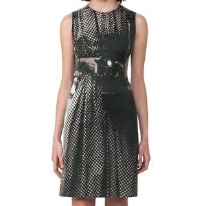 Akris Vivian Maier Camera Print Dress Black Gray Photo Realistic Trompe l'Oeil 8